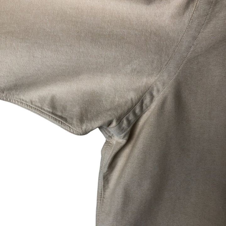 Ralph Lauren YARMOUTH long sleeve button down shirt, men's XL size cotton Beige type Vintage Second Hand