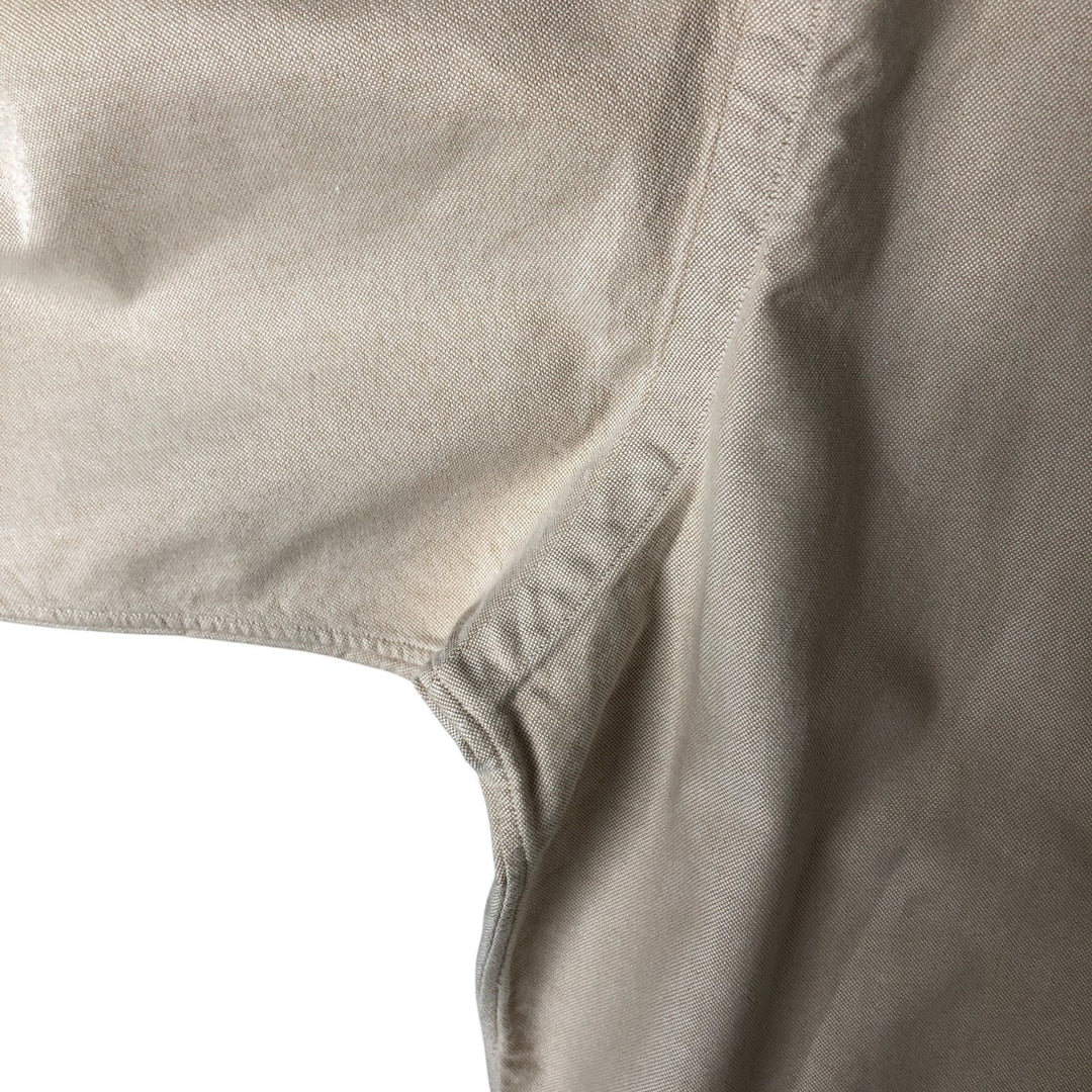 Ralph Lauren YARMOUTH long sleeve button down shirt, men's XL size cotton Beige type Vintage Second Hand