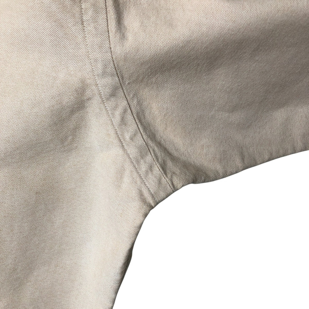 Ralph Lauren YARMOUTH long sleeve button down shirt, men's XL size cotton Beige type Vintage Second Hand