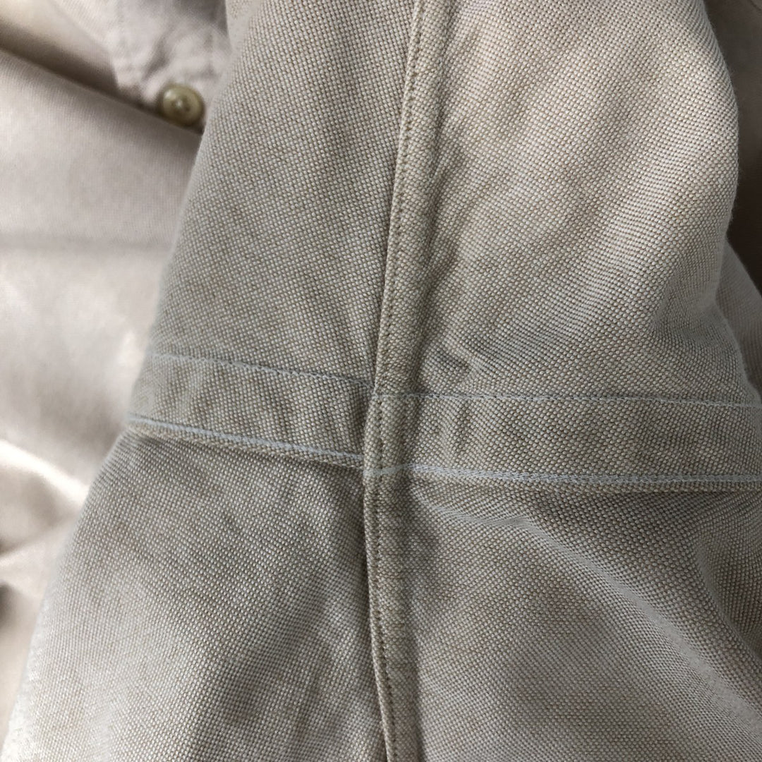Ralph Lauren YARMOUTH long sleeve button down shirt, men's XL size cotton Beige type Vintage Second Hand