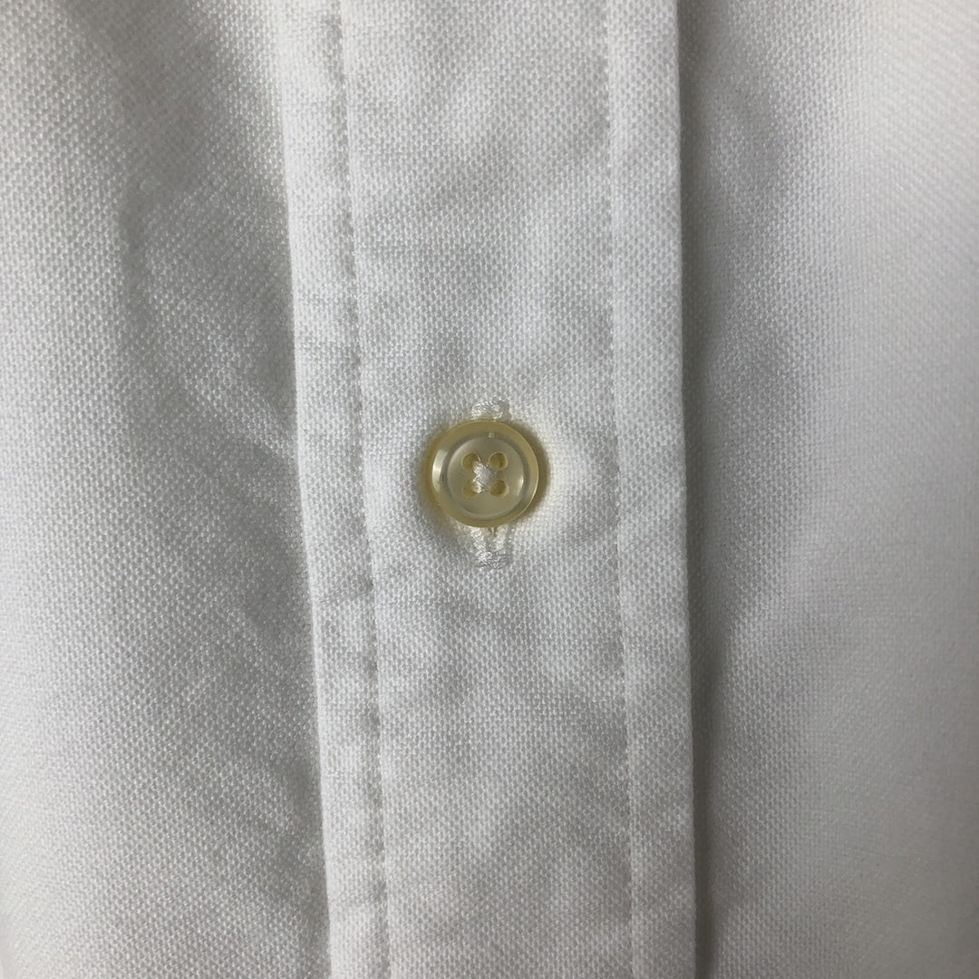 Ralph Lauren YARMOUTH long sleeve button down shirt, men's XL size cotton white type Vintage Second Hand