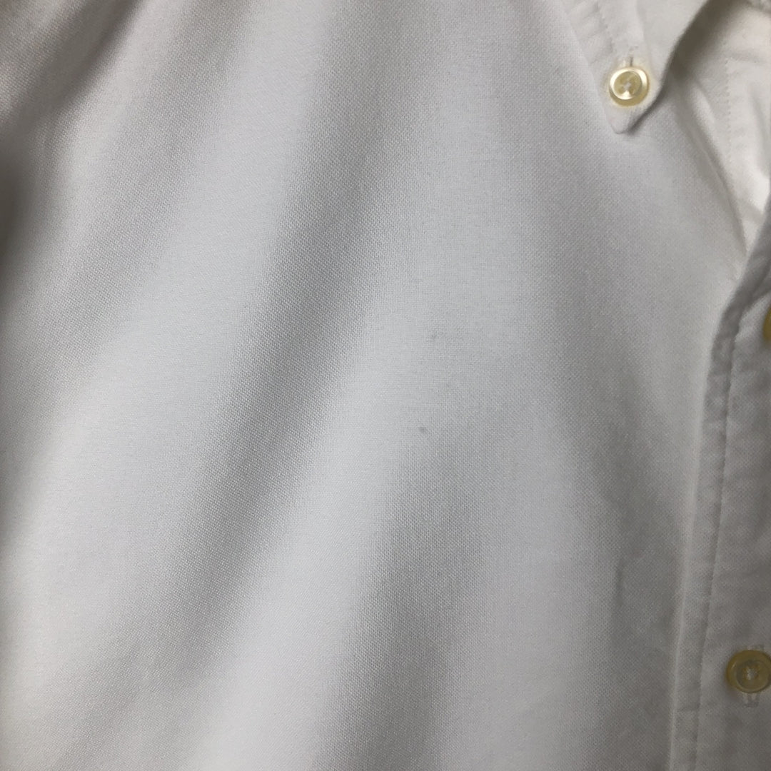 Ralph Lauren YARMOUTH long sleeve button down shirt, men's XL size cotton white type Vintage Second Hand