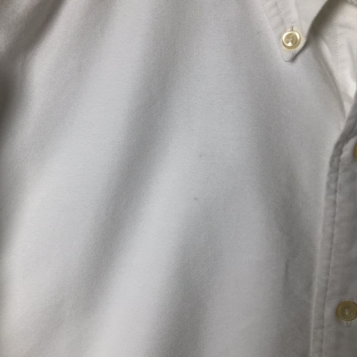 Ralph Lauren YARMOUTH long sleeve button down shirt, men's XL size cotton white type Vintage Second Hand