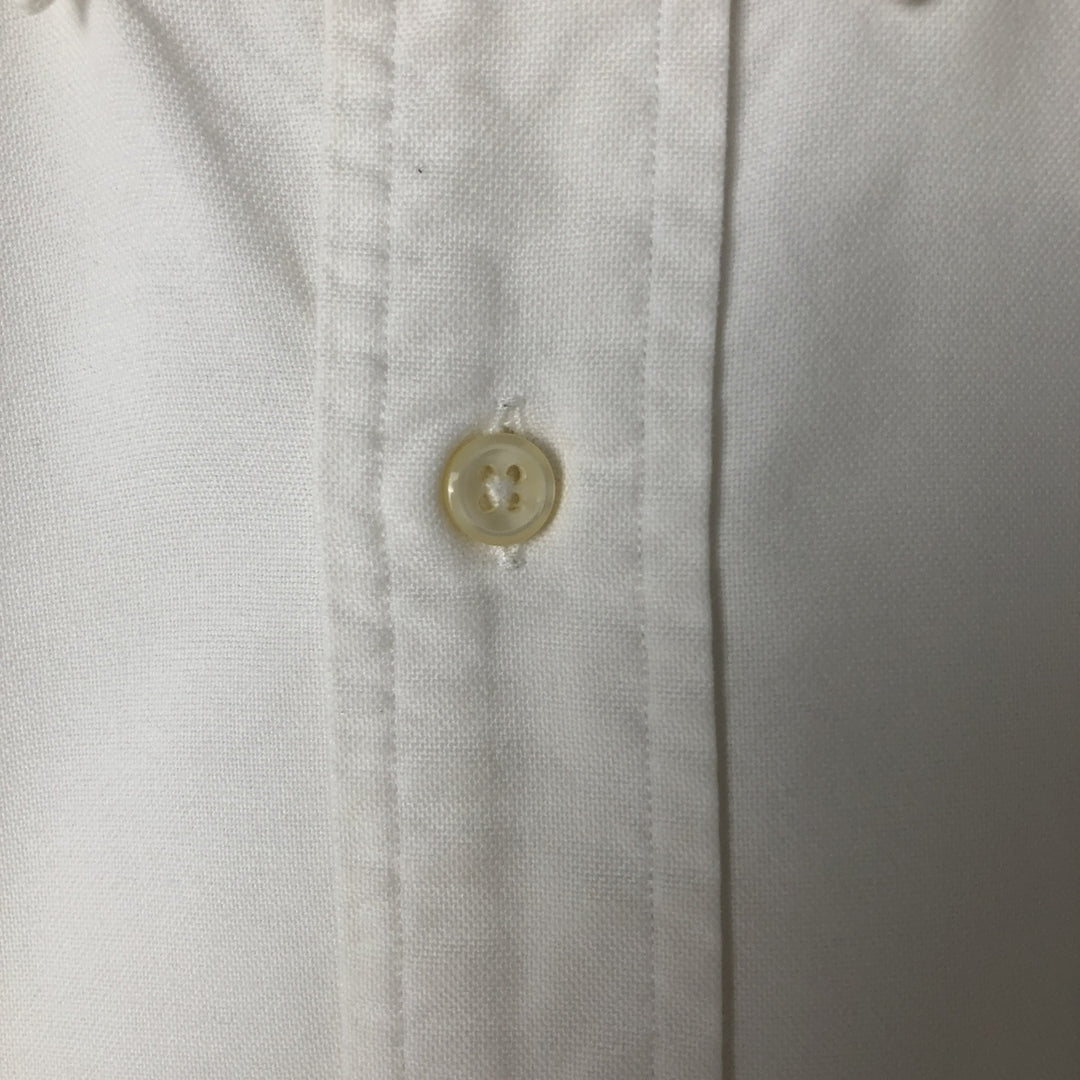 Ralph Lauren YARMOUTH long sleeve button down shirt, men's XL size cotton white type Vintage Second Hand