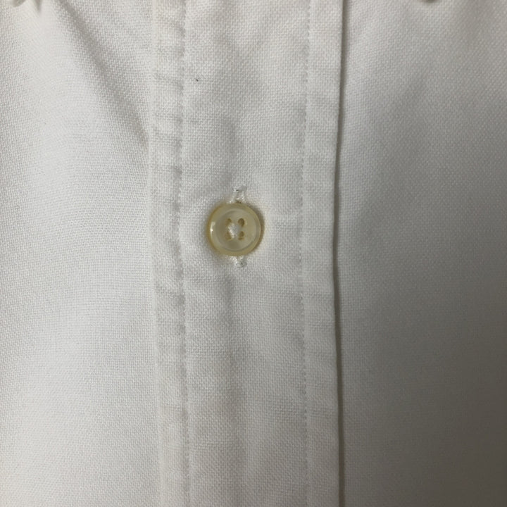 Ralph Lauren YARMOUTH long sleeve button down shirt, men's XL size cotton white type Vintage Second Hand