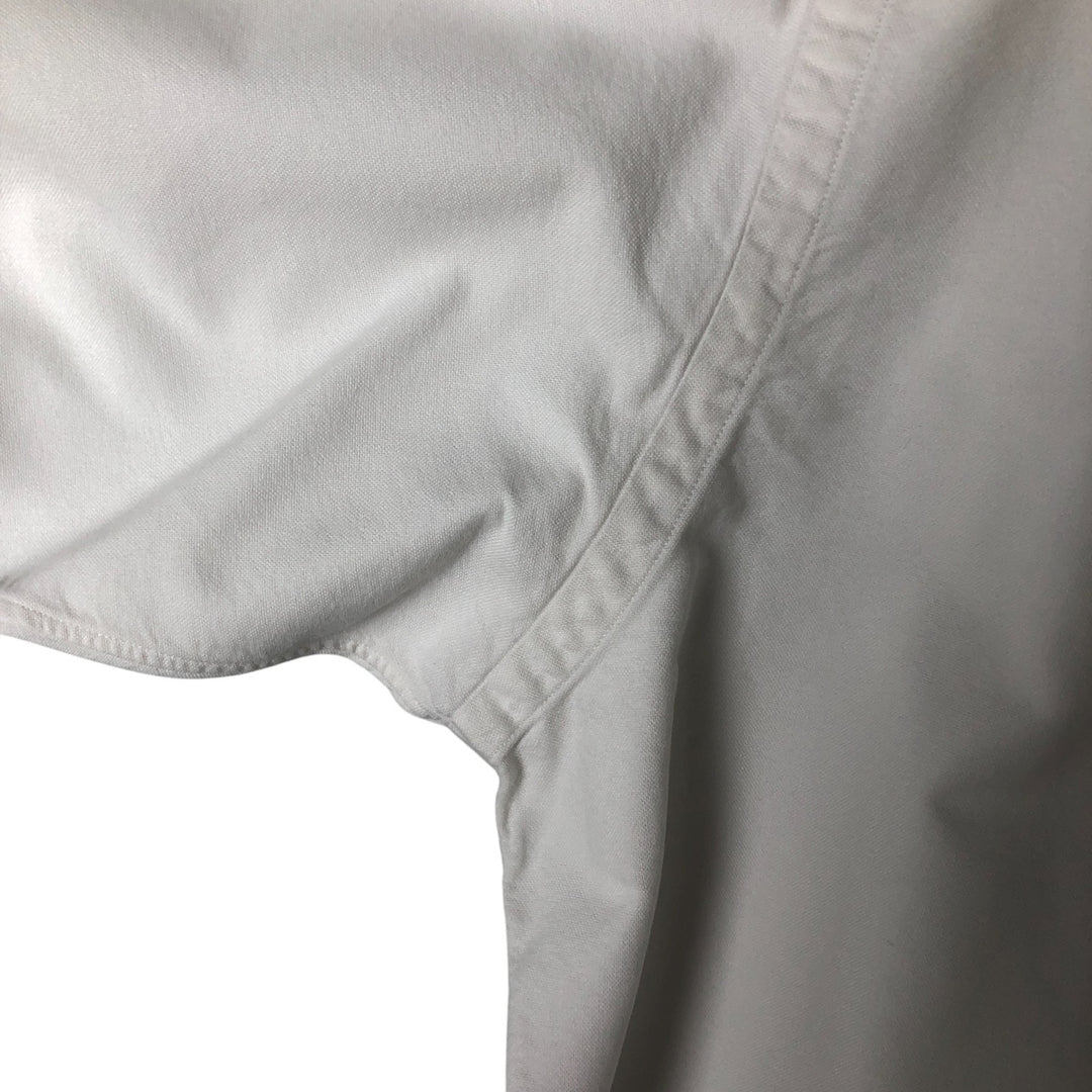 Ralph Lauren YARMOUTH long sleeve button down shirt, men's XL size cotton white type Vintage Second Hand