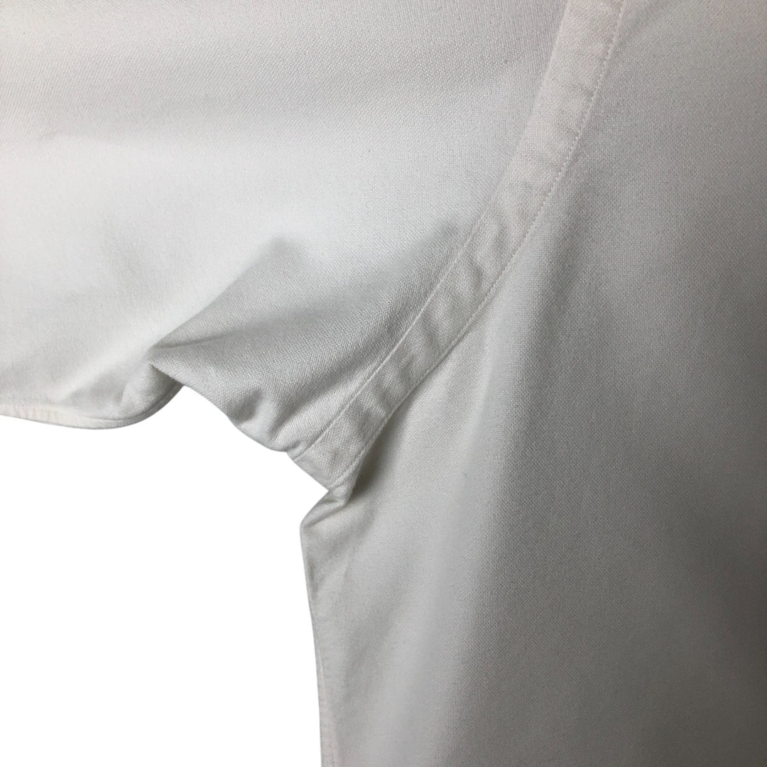 Ralph Lauren YARMOUTH long sleeve button down shirt, men's size M cotton white type Vintage Second Hand