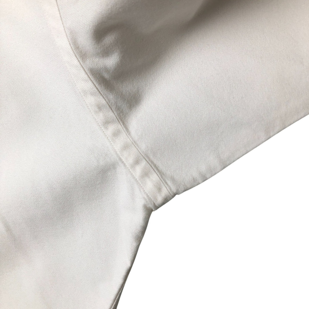 Ralph Lauren YARMOUTH long sleeve button down shirt, men's size M cotton white type Vintage Second Hand
