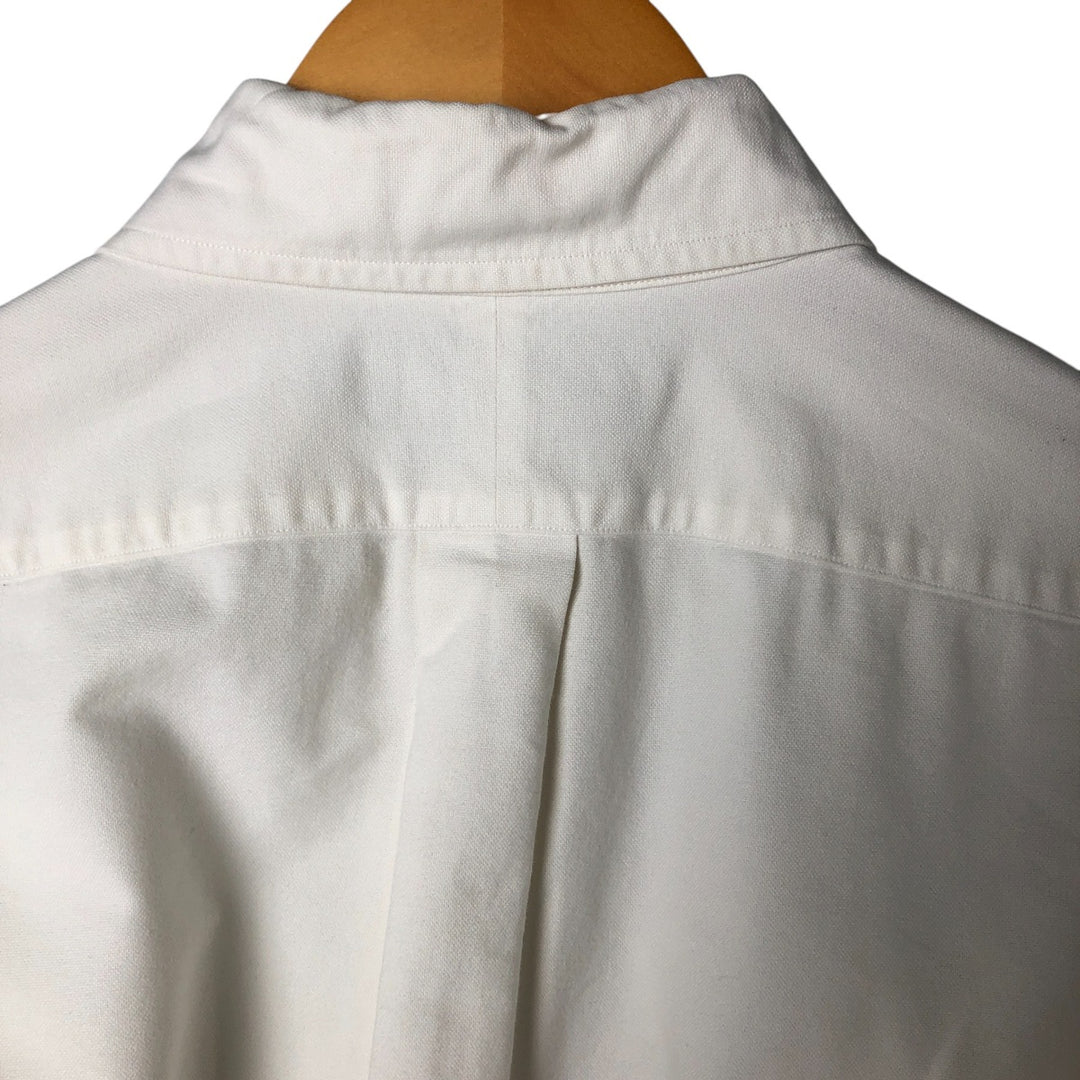 Ralph Lauren YARMOUTH long sleeve button down shirt, men's size M cotton white type Vintage Second Hand
