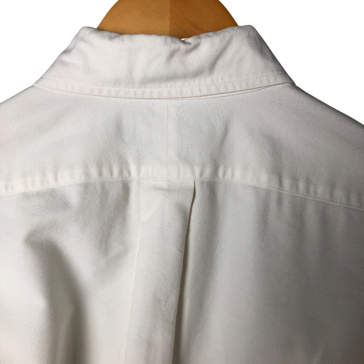 Ralph Lauren YARMOUTH long sleeve button down shirt, men's size M cotton white type Vintage Second Hand