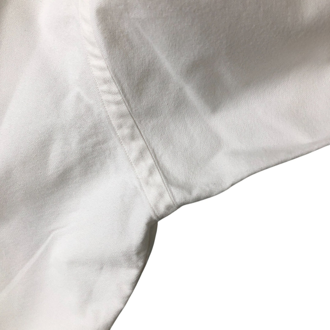 Ralph Lauren YARMOUTH long sleeve button down shirt, men's size M cotton white type Vintage Second Hand