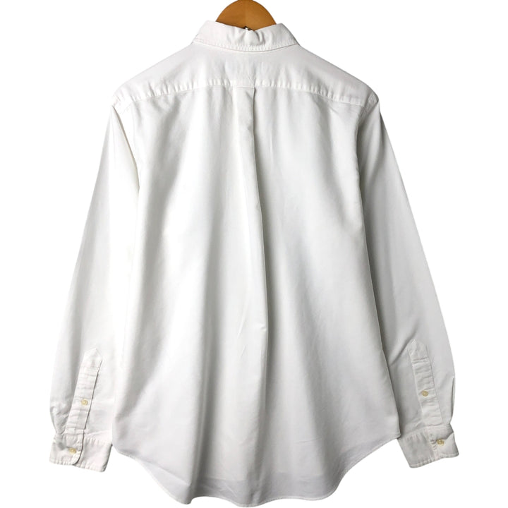 Ralph Lauren Classic Fit Long Sleeve Button Down Shirt Men's M cotton white type Vintage Second Hand