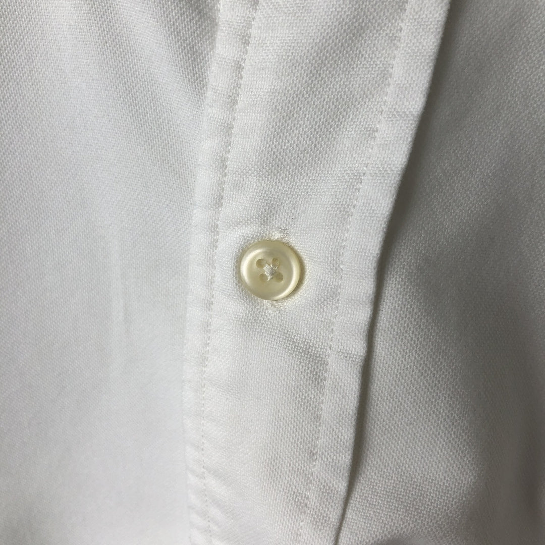 Ralph Lauren Classic Fit Long Sleeve Button Down Shirt Men's M cotton white type Vintage Second Hand