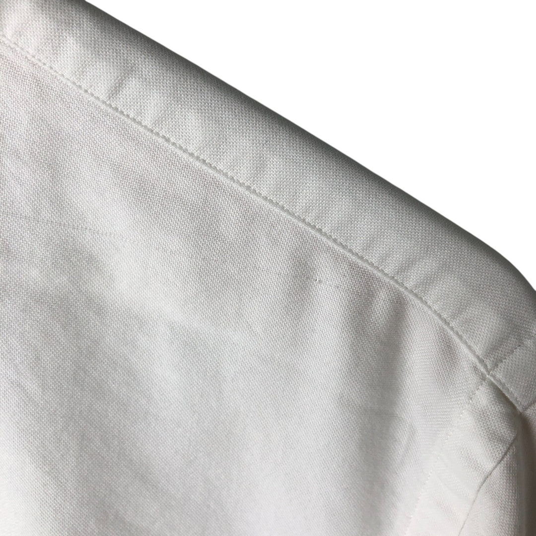 Ralph Lauren Classic Fit Long Sleeve Button Down Shirt Men's M cotton white type Vintage Second Hand