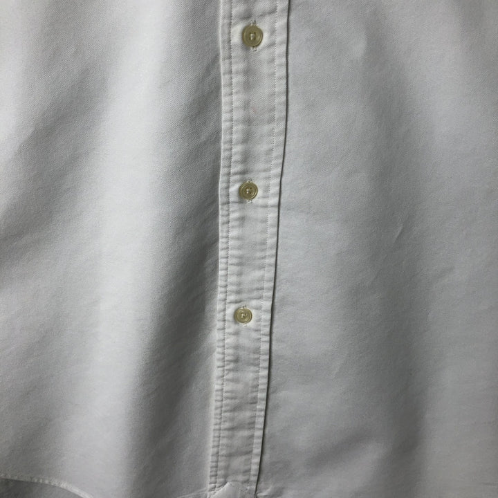 Ralph Lauren Classic Fit Long Sleeve Button Down Shirt Men's M cotton white type Vintage Second Hand
