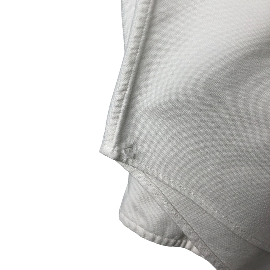 Ralph Lauren Classic Fit Long Sleeve Button Down Shirt Men's M cotton white type Vintage Second Hand