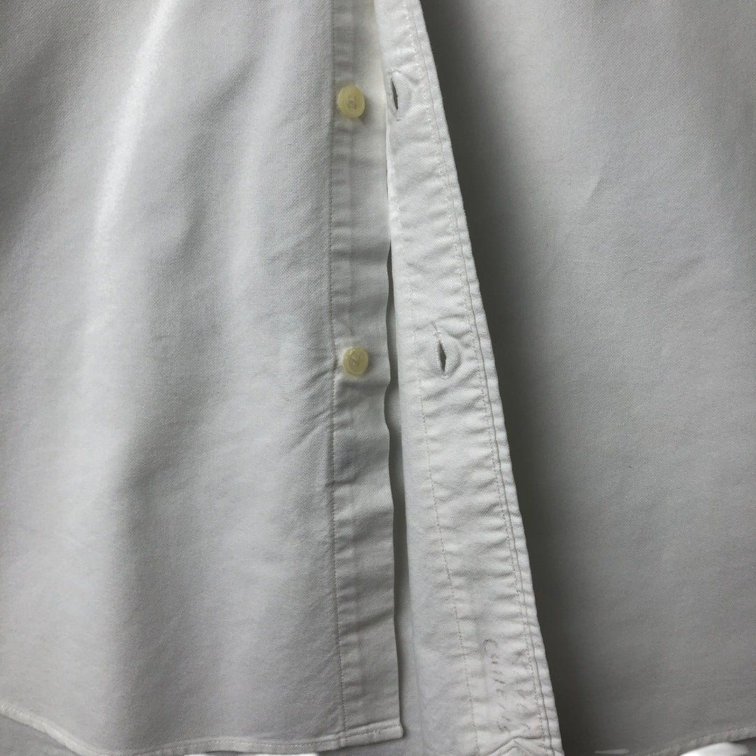 Ralph Lauren Classic Fit Long Sleeve Button Down Shirt Men's M cotton white type Vintage Second Hand