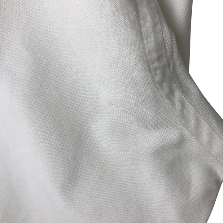 Ralph Lauren Classic Fit Long Sleeve Button Down Shirt Men's M cotton white type Vintage Second Hand