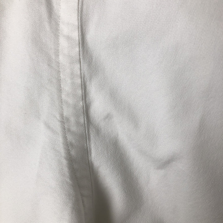 Ralph Lauren YARMOUTH long sleeve button down shirt, men's size L cotton white type Vintage Second Hand