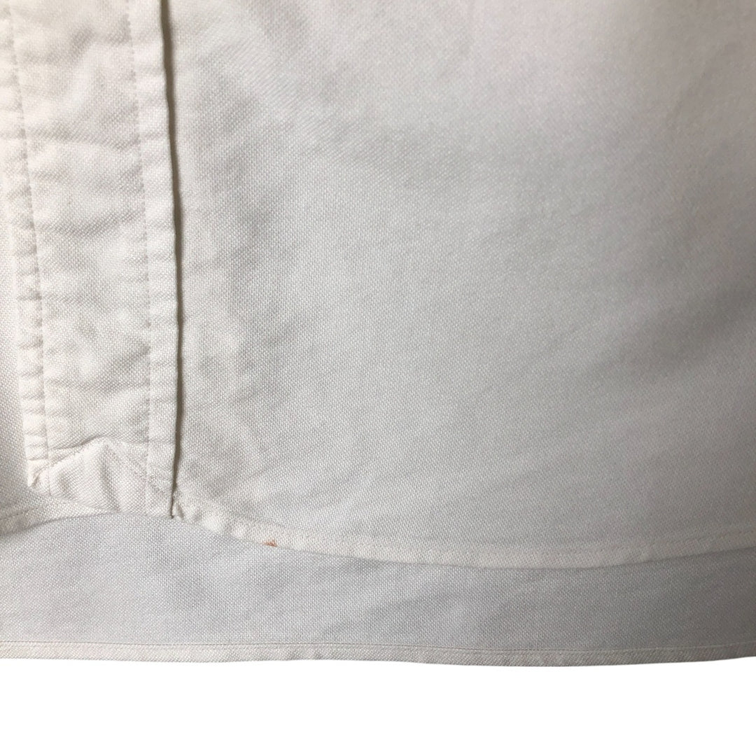 Ralph Lauren YARMOUTH long sleeve button down shirt, men's XL size cotton white type Vintage Second Hand