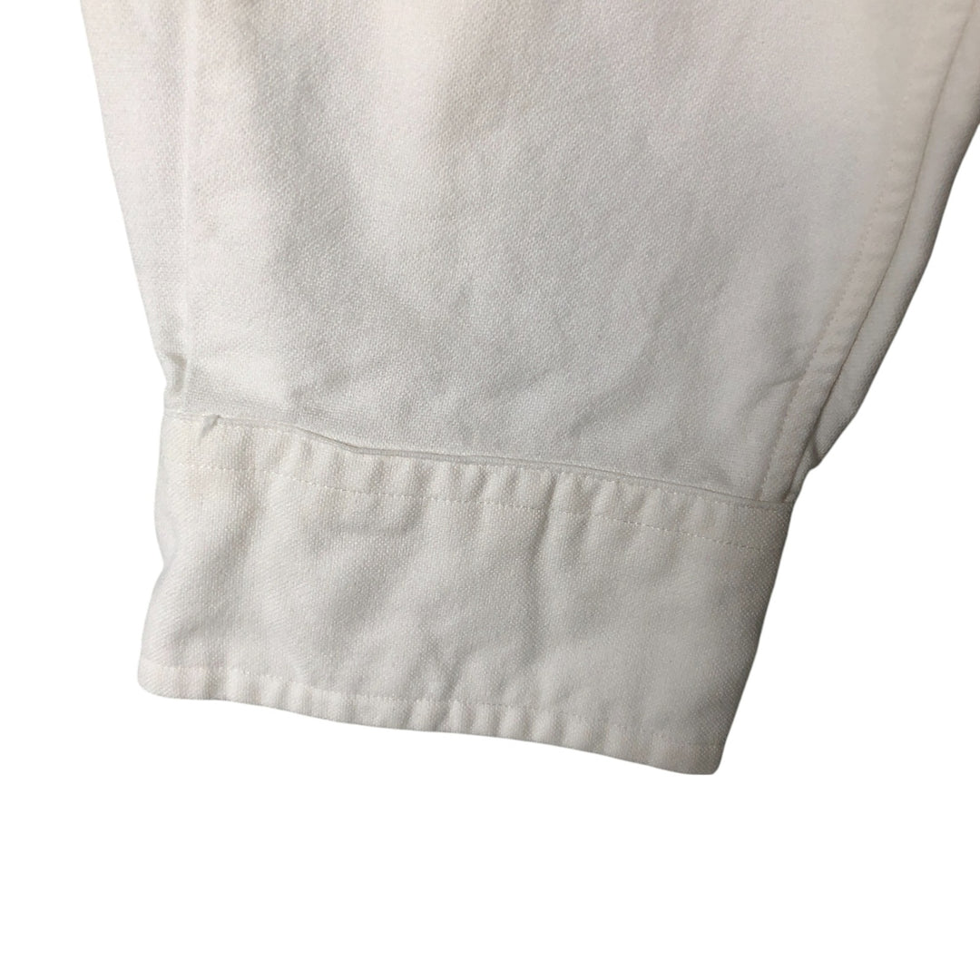 Ralph Lauren Classic Fit Long Sleeve Button Down Shirt, Men's Size L cotton white type Vintage Second Hand