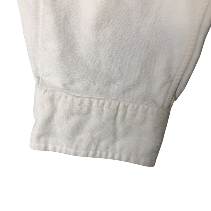 Ralph Lauren Classic Fit Long Sleeve Button Down Shirt, Men's Size L cotton white type Vintage Second Hand