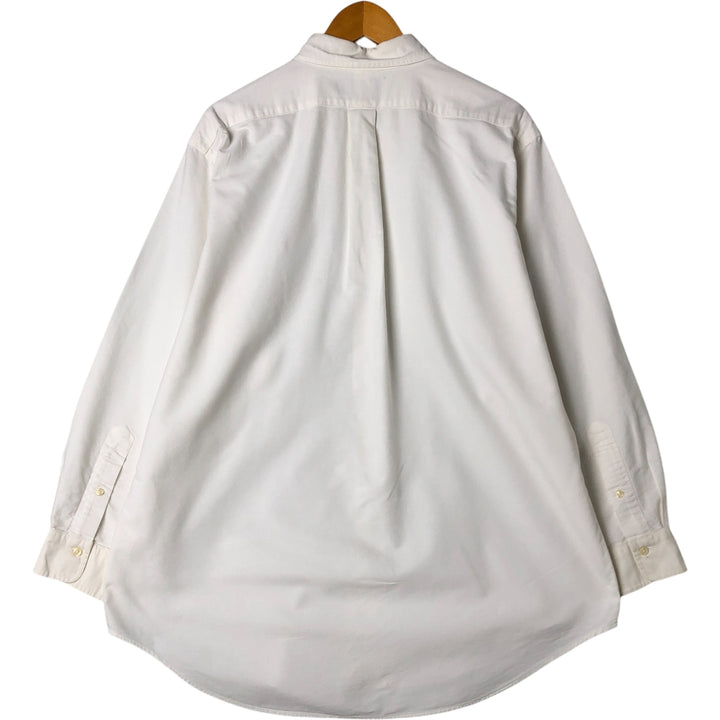 Ralph Lauren long sleeve button down shirt, men's XL size cotton white type Vintage Second Hand
