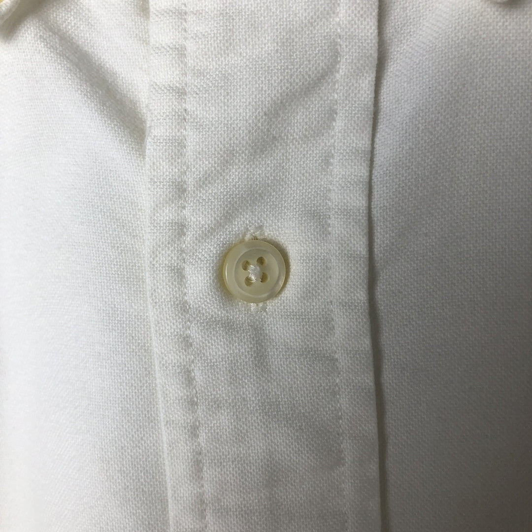 Ralph Lauren long sleeve button down shirt, men's XL size cotton white type Vintage Second Hand
