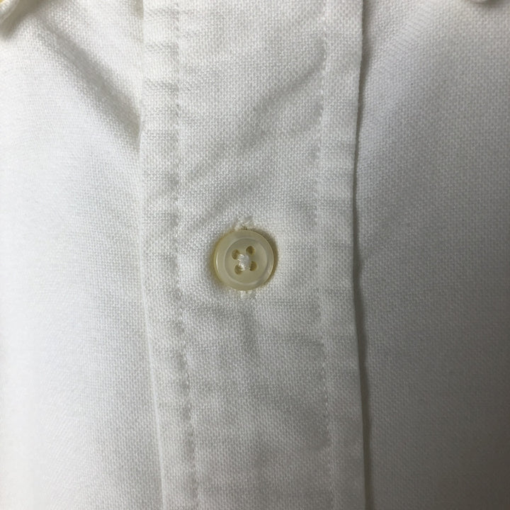 Ralph Lauren long sleeve button down shirt, men's XL size cotton white type Vintage Second Hand