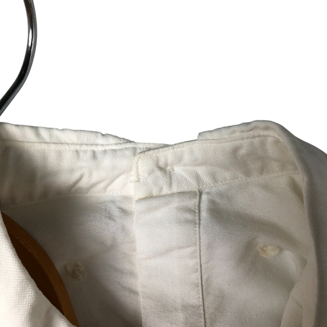 Ralph Lauren long sleeve button down shirt, men's XL size cotton white type Vintage Second Hand