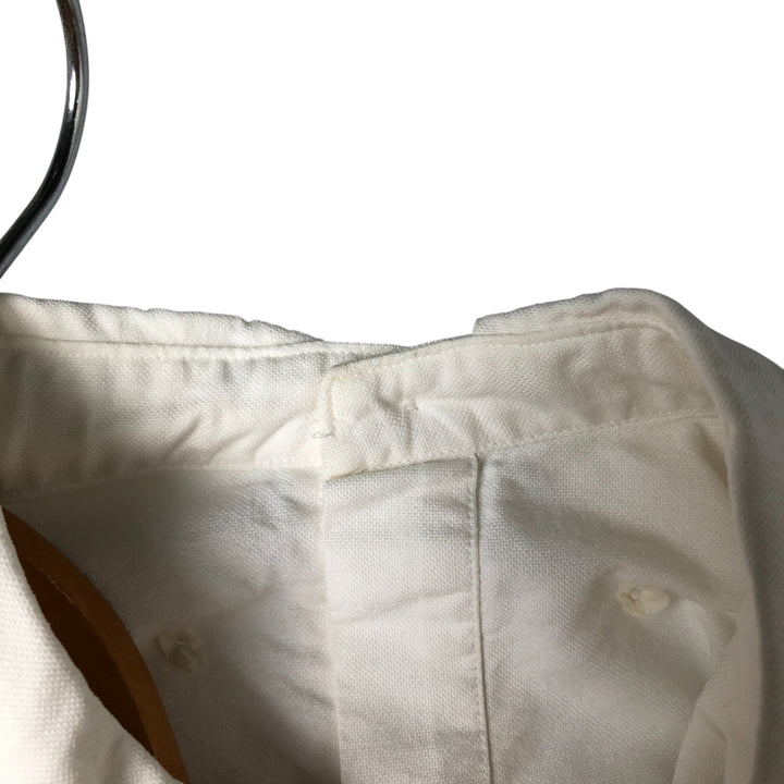 Ralph Lauren long sleeve button down shirt, men's XL size cotton white type Vintage Second Hand