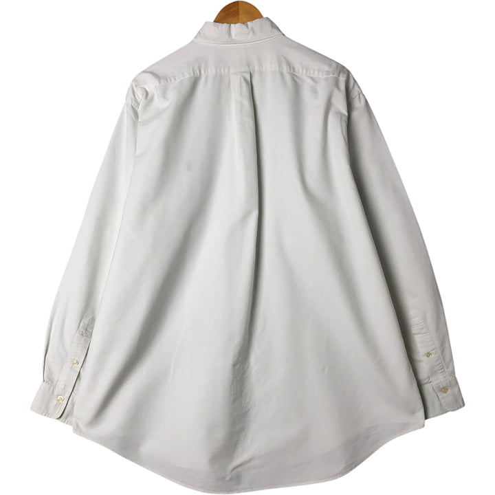 Ralph Lauren long sleeve button down shirt, men's XL size cotton white type Vintage Second Hand