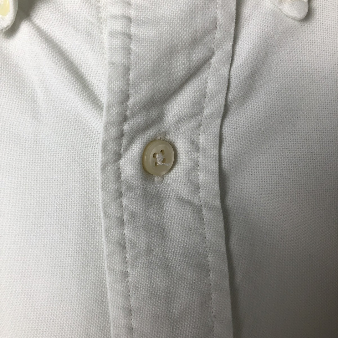 Ralph Lauren long sleeve button down shirt, men's XL size cotton white type Vintage Second Hand