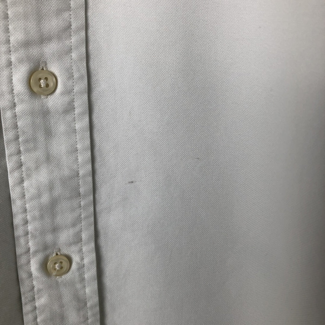 Ralph Lauren long sleeve button down shirt, men's XL size cotton white type Vintage Second Hand