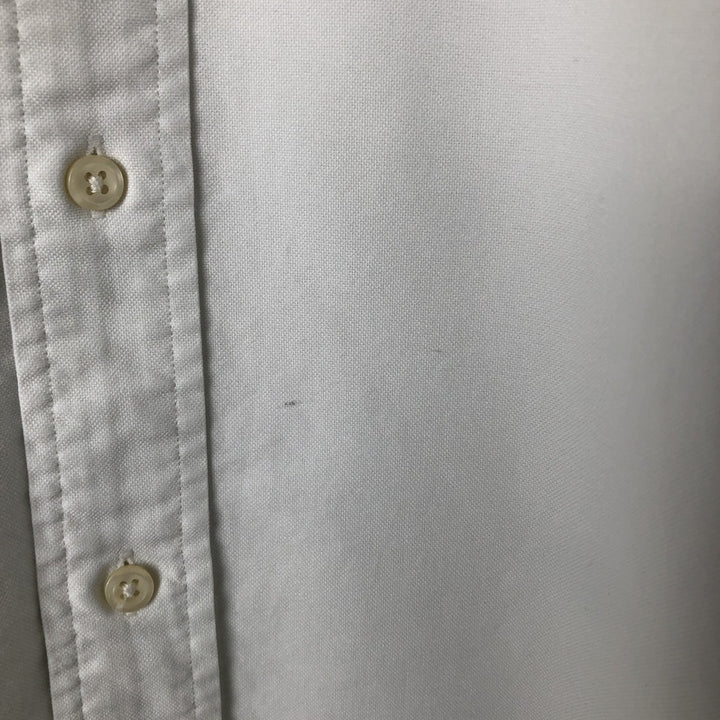 Ralph Lauren long sleeve button down shirt, men's XL size cotton white type Vintage Second Hand