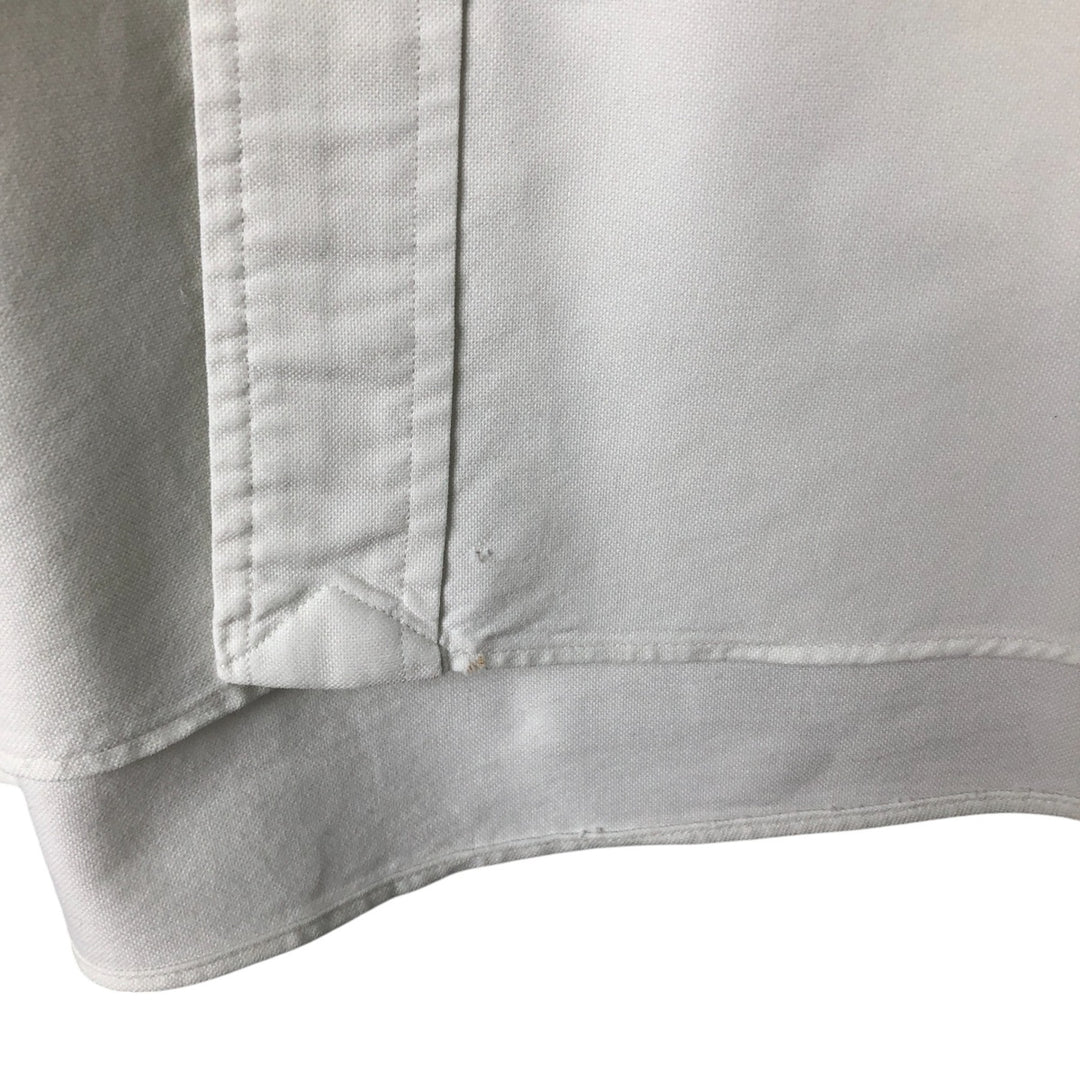 Ralph Lauren long sleeve button down shirt, men's XL size cotton white type Vintage Second Hand