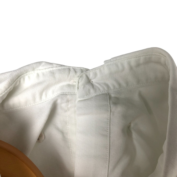 Ralph Lauren long sleeve button down shirt, men's XL size cotton white type Vintage Second Hand
