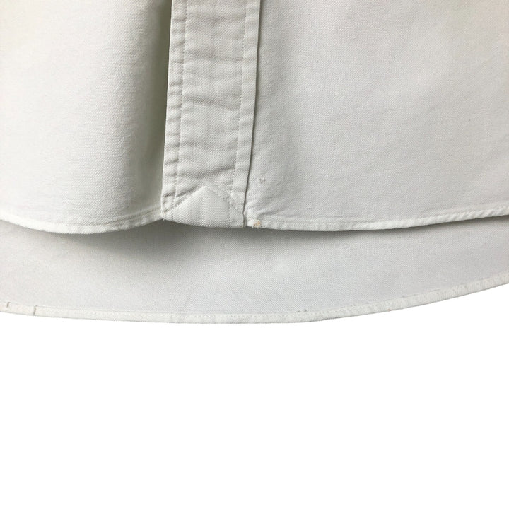 Ralph Lauren long sleeve button down shirt, men's XL size cotton white type Vintage Second Hand