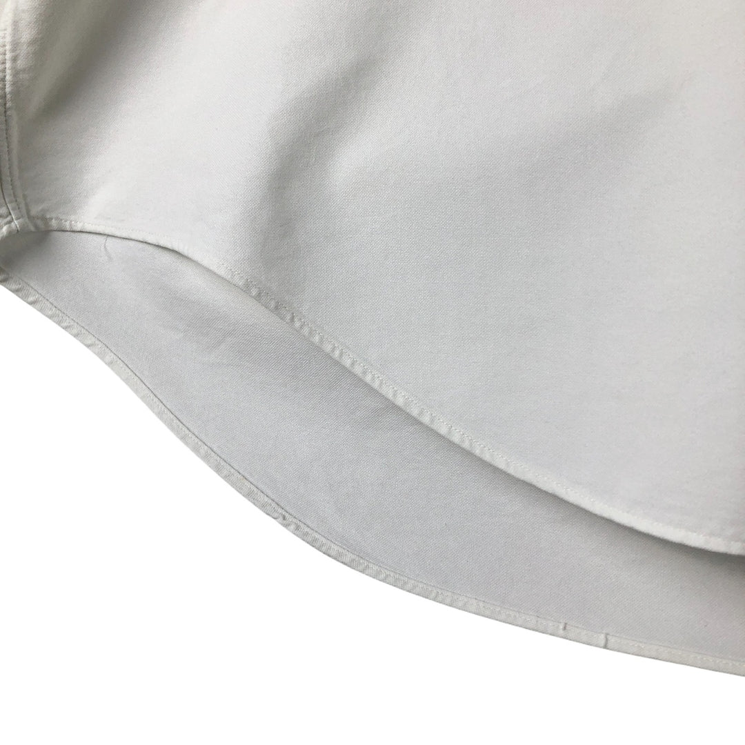 Ralph Lauren long sleeve button down shirt, men's XL size cotton white type Vintage Second Hand