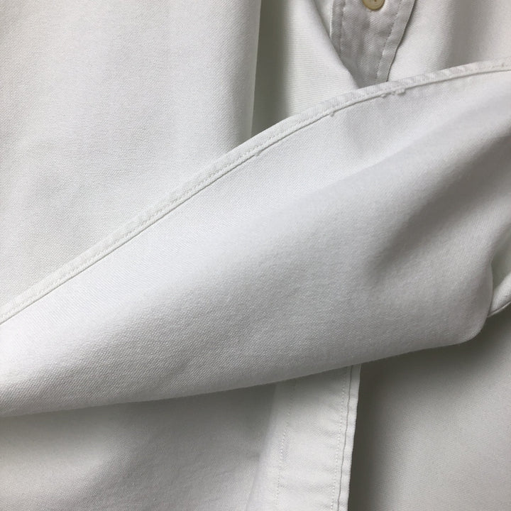 Ralph Lauren long sleeve button down shirt, men's XL size cotton white type Vintage Second Hand
