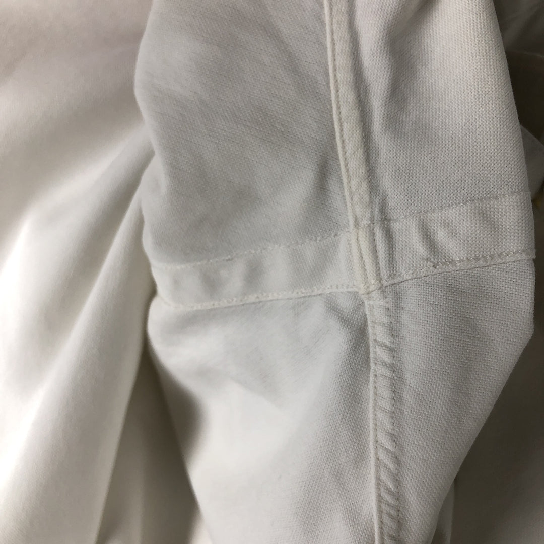 Ralph Lauren Classic Fit Long Sleeve Button Down Shirt, Men's Size L cotton white type Vintage Second Hand