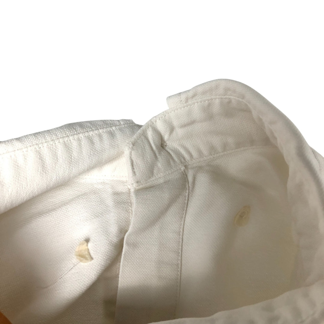 Ralph Lauren Classic Fit Long Sleeve Button Down Shirt, Men's Size L cotton white type Vintage Second Hand