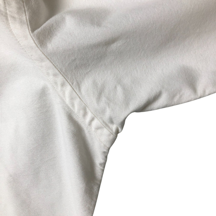 Ralph Lauren CUSTOM FIT long sleeve button down shirt, men's size L cotton white type Vintage Second Hand