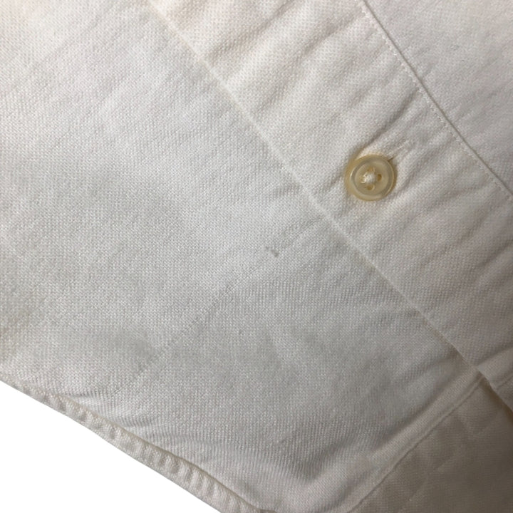 Ralph Lauren CUSTOM FIT long sleeve button down shirt, men's size L cotton white type Vintage Second Hand