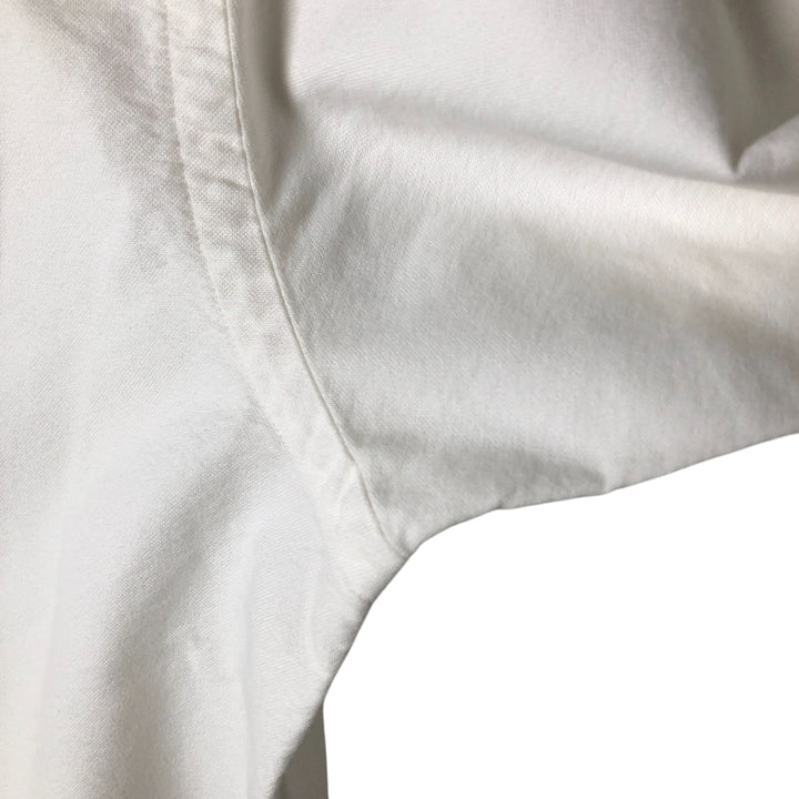 Ralph Lauren CUSTOM FIT long sleeve button down shirt, men's size L cotton white type Vintage Second Hand