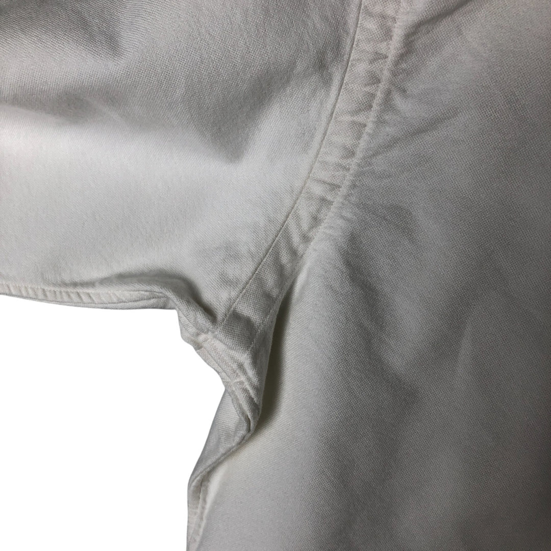 Ralph Lauren CUSTOM FIT long sleeve button down shirt, men's size L cotton white type Vintage Second Hand