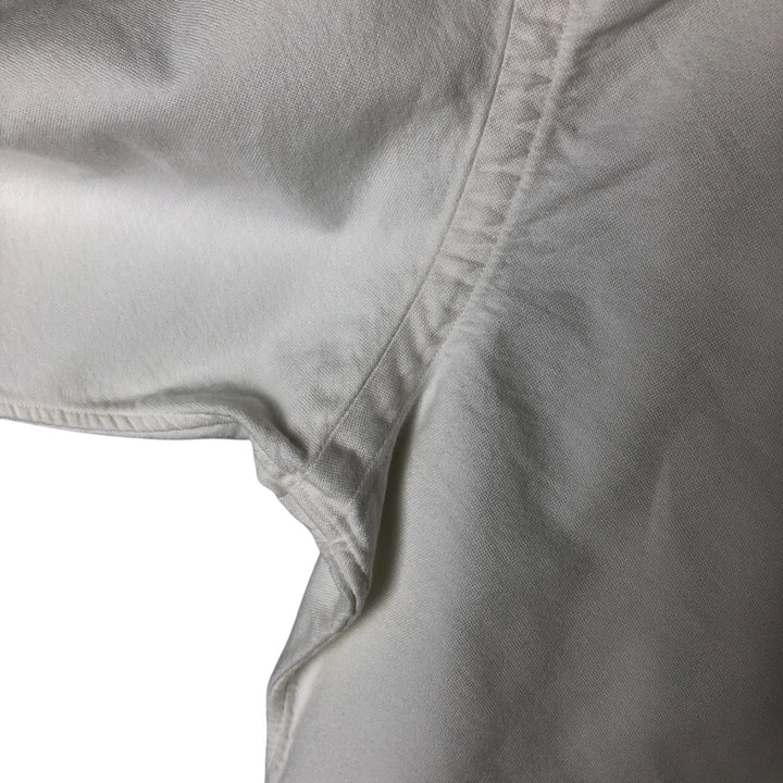 Ralph Lauren CUSTOM FIT long sleeve button down shirt, men's size L cotton white type Vintage Second Hand