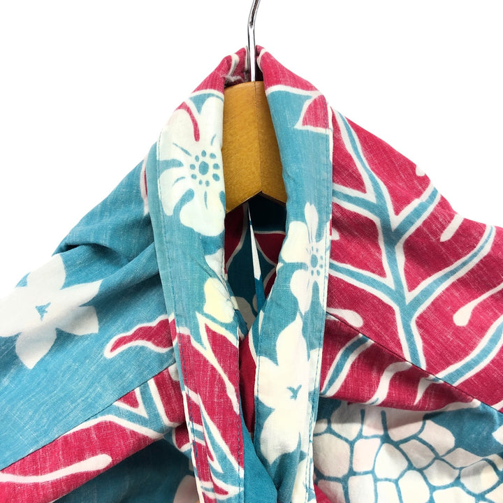 Reyn Spooner Phil Edwards All-over Botanical Pattern Button-down Hawaiian Aloha Shirt Box Shirt Men's Size L unclear Blue type light blue Vintage Second Hand