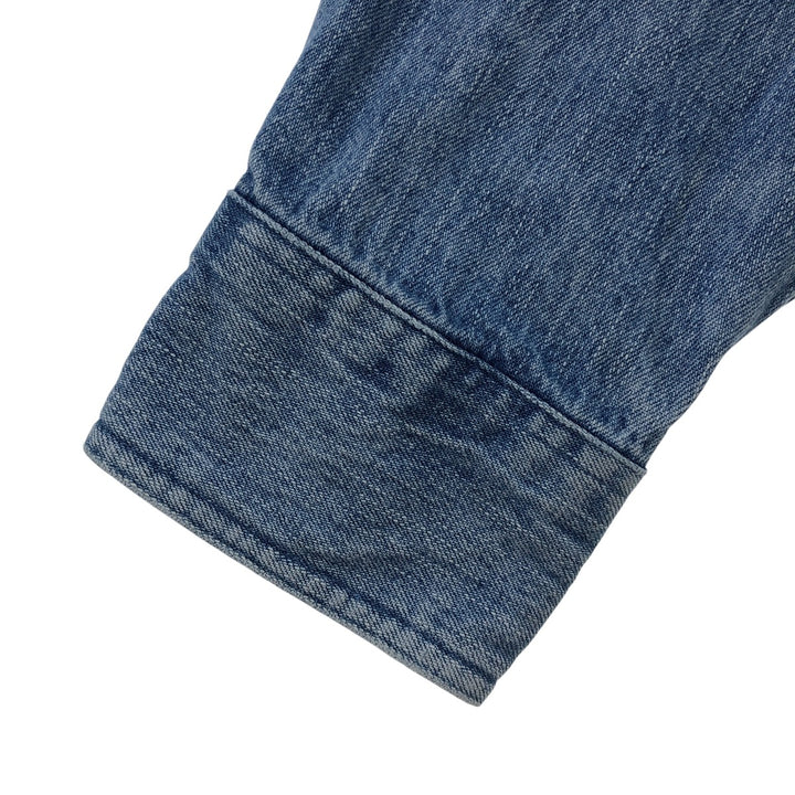 90'S Ralph Lauren CHAPS long sleeve button down denim shirt men's size L vintage cotton blue type Vintage Second Hand