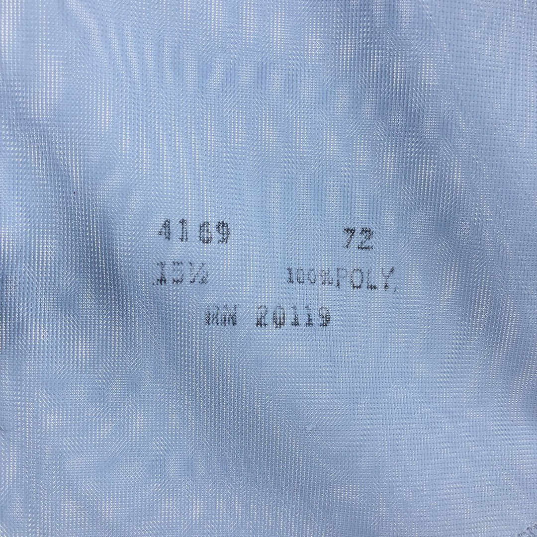 70'S H BAR C Long Sleeve Western Shirt, Men's M Size, Vintage polyester Blue type light blue Vintage Second Hand